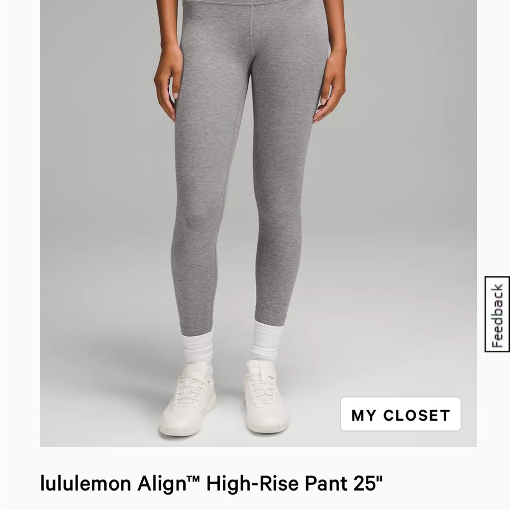 lululemon athletica Gray Align™ Leggings